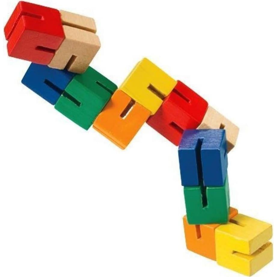 Rompecabezas Flexible Brainwright 3D Colorido 12 Cubos