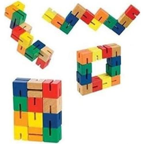 Rompecabezas Flexible Brainwright 3D Colorido 12 Cubos