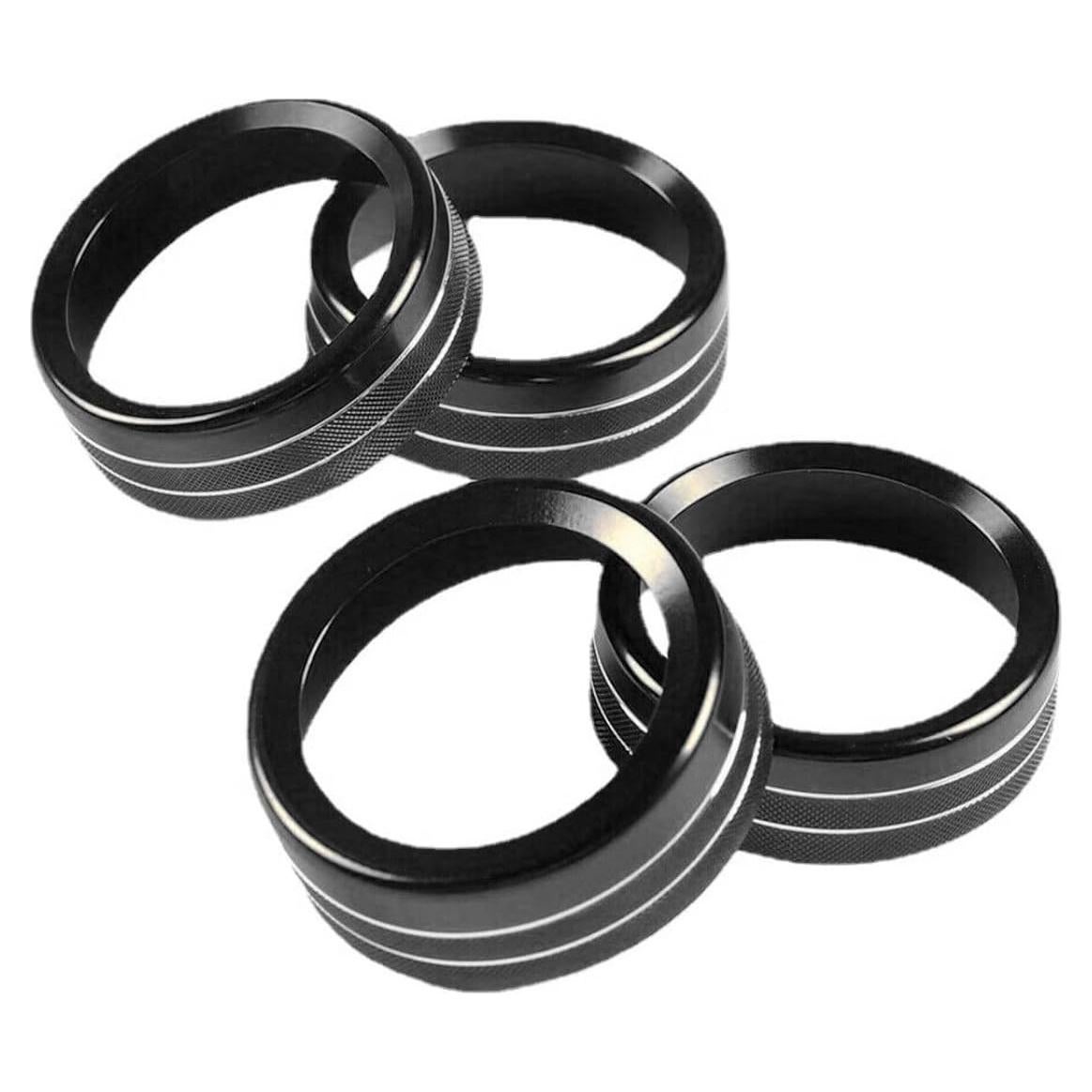 Cubiertas de Perillas de AC AuTK para Toyota Tacoma 2016-2023 - 4 Piezas Negras