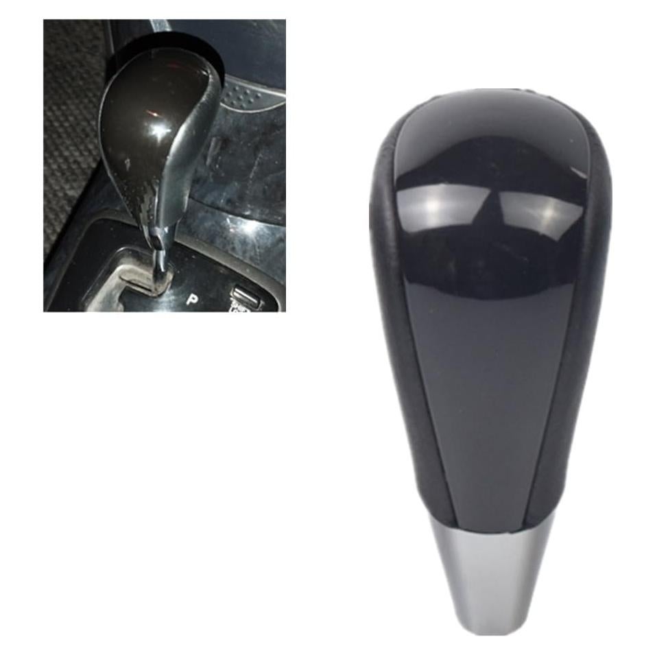 Palanca de Cambio Automática Kakulkomen Cuero Negro para Toyota y Lexus