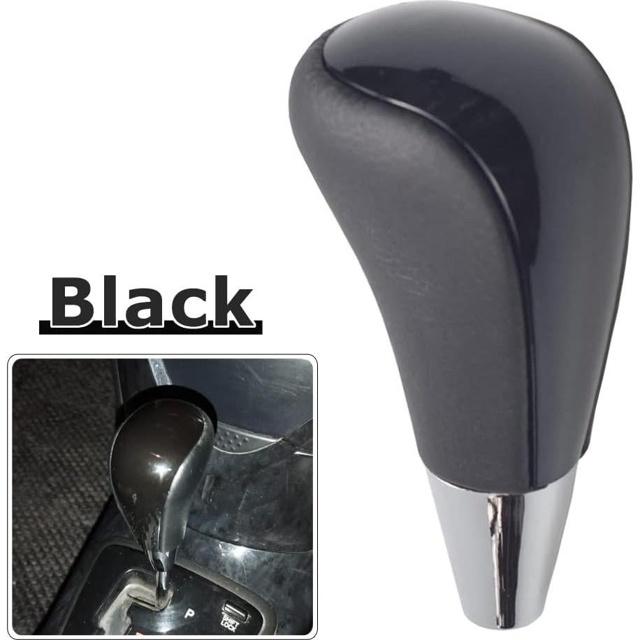 Palanca de Cambio Automática Kakulkomen Cuero Negro para Toyota y Lexus