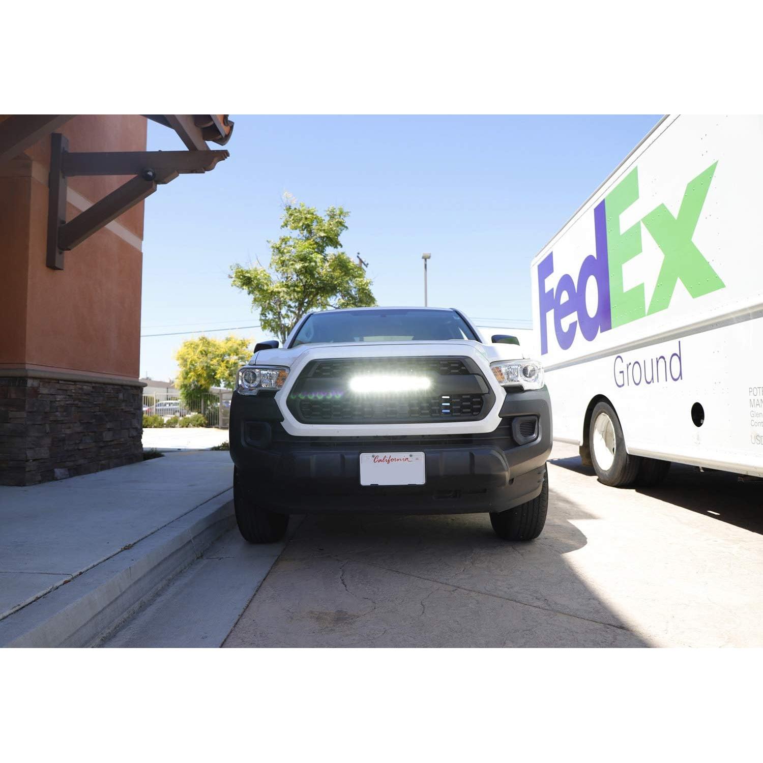 Insignia de Parrilla iJDMTOY Retro 3 Colores para Toyota Tacoma 2016-23