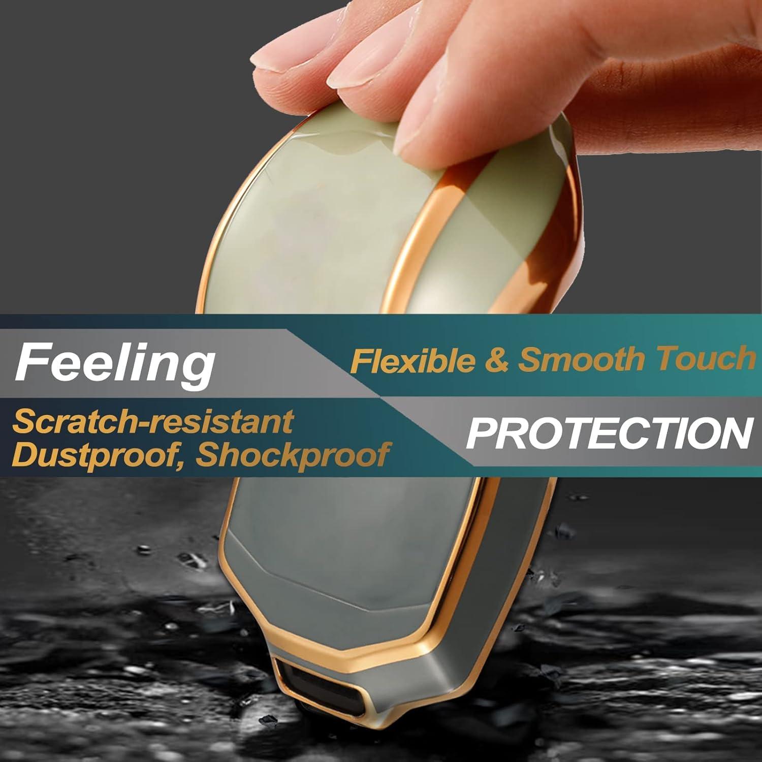 Funda de Llave Remota FEYOUN para Mazda y Toyota 4 Botones