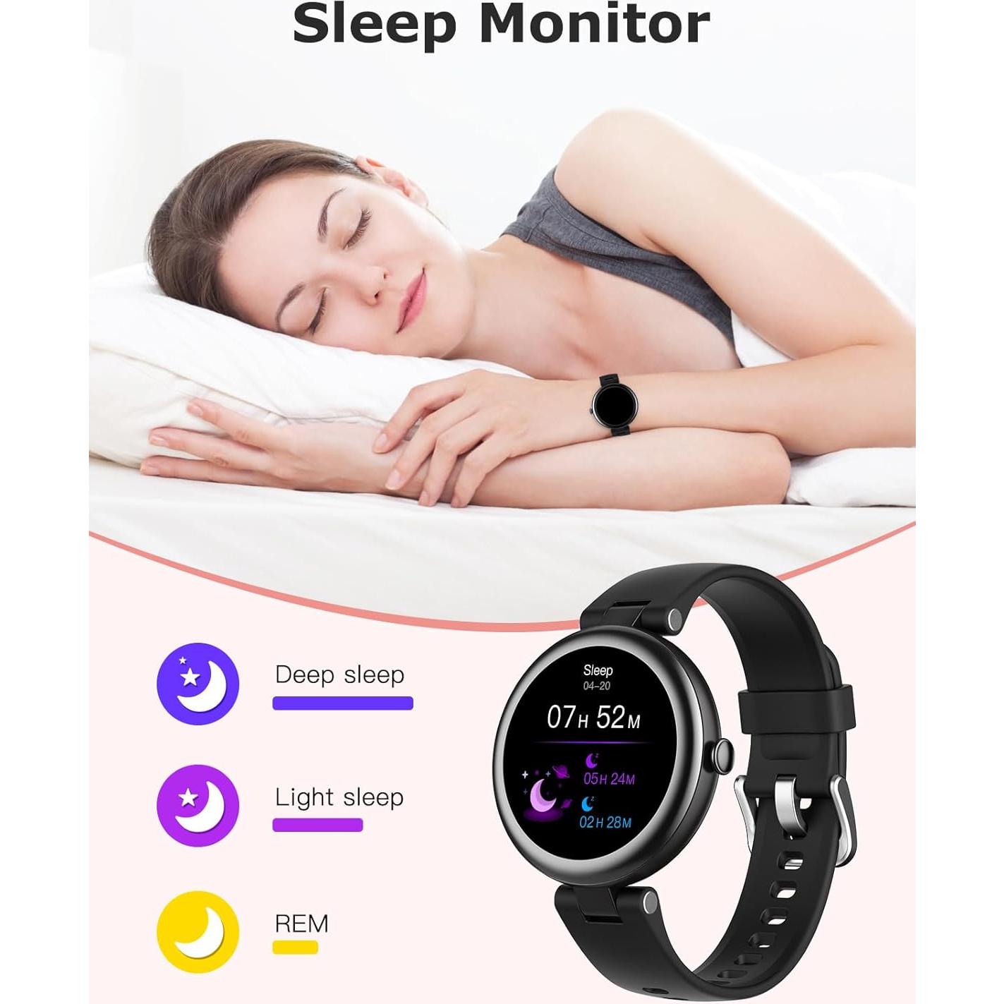 Reloj Inteligente SHANG WING Lynn para Mujeres - Fitness, Llamadas, Monitor Cardíaco, Impermeable