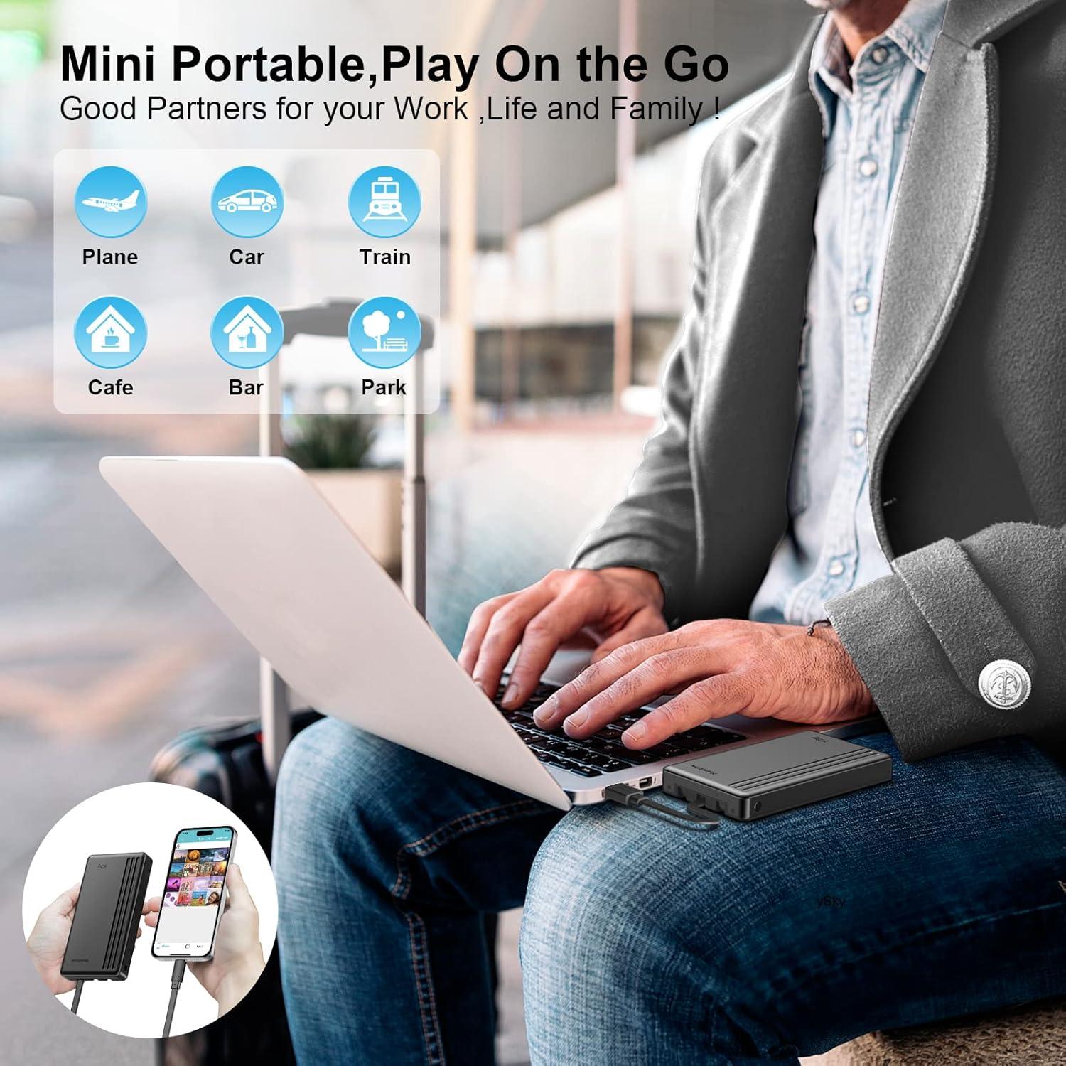 Disco Duro Externo Portátil ySky 1TB MFi para iPhone y PC