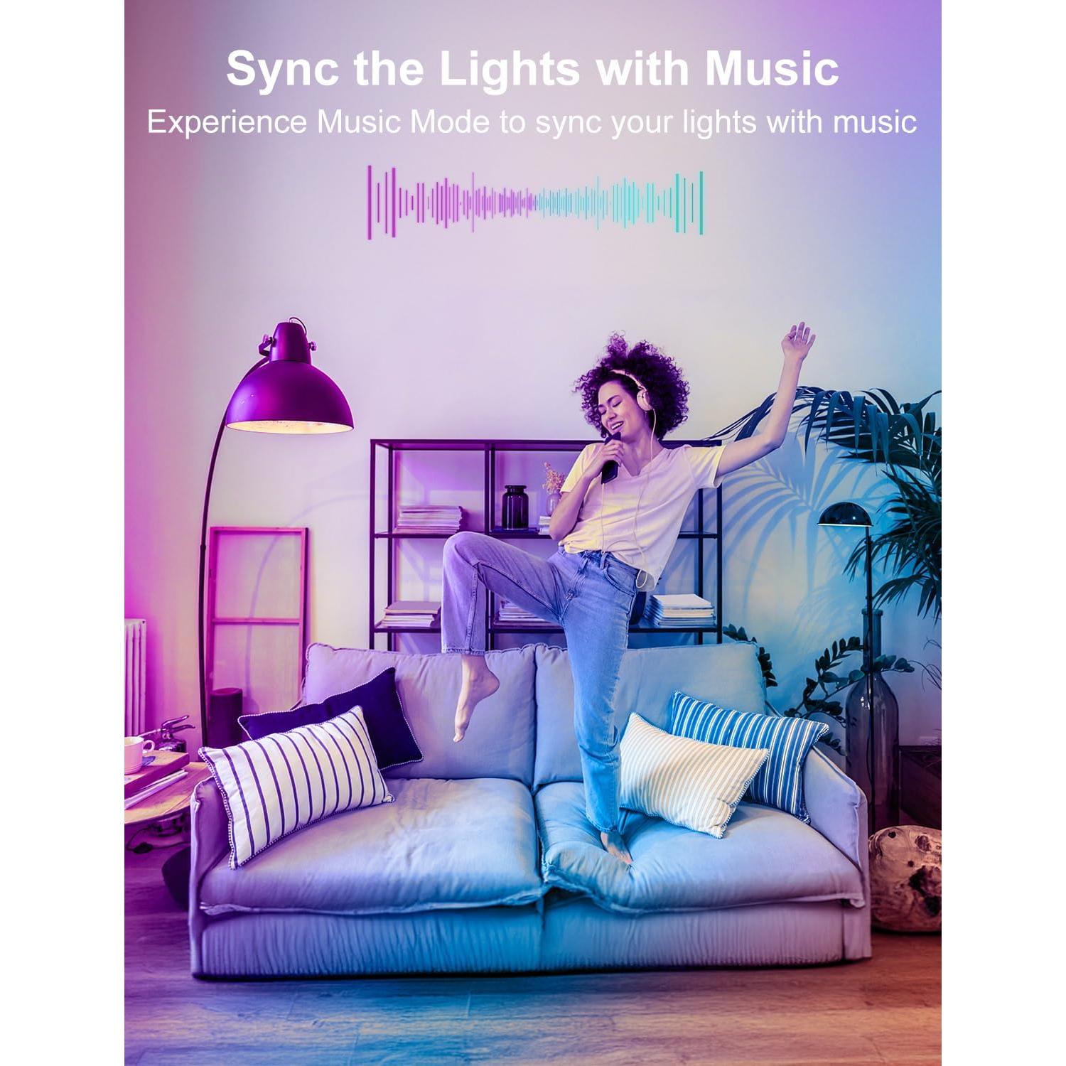 Bombilla Inteligente LED E26 15W HYDONG RGB Control Alexa