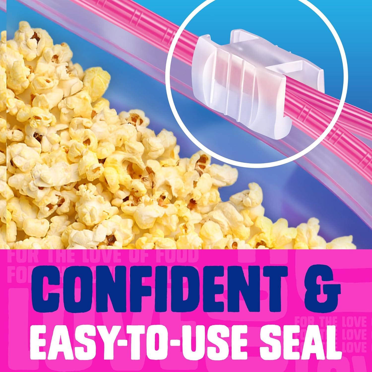 Ziploc Gallon Food Storage Slider Bags, Power Shield Technology for More Durability, 18 Count