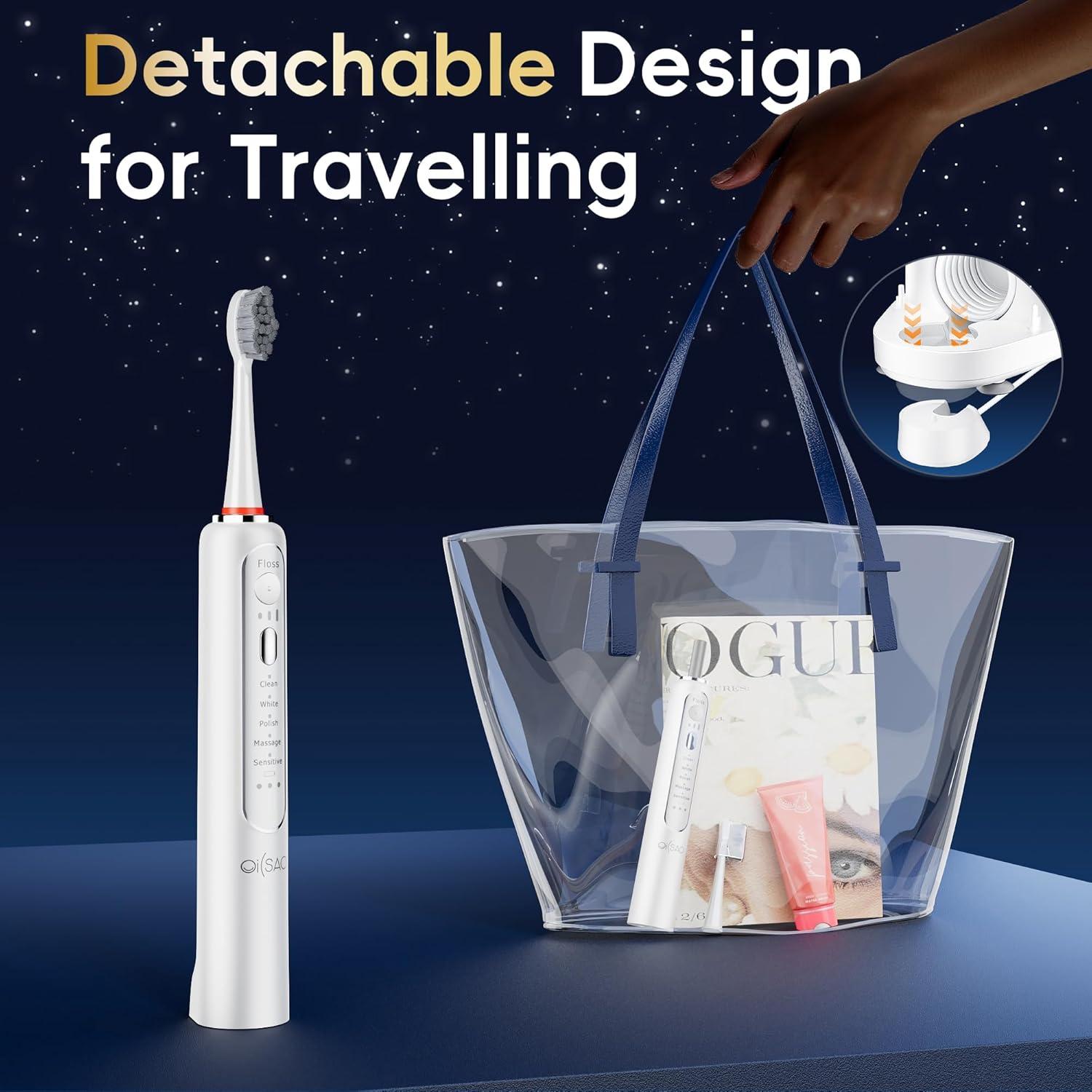 Cepillo de dientes eléctrico OILSAO con irrigador 500ML