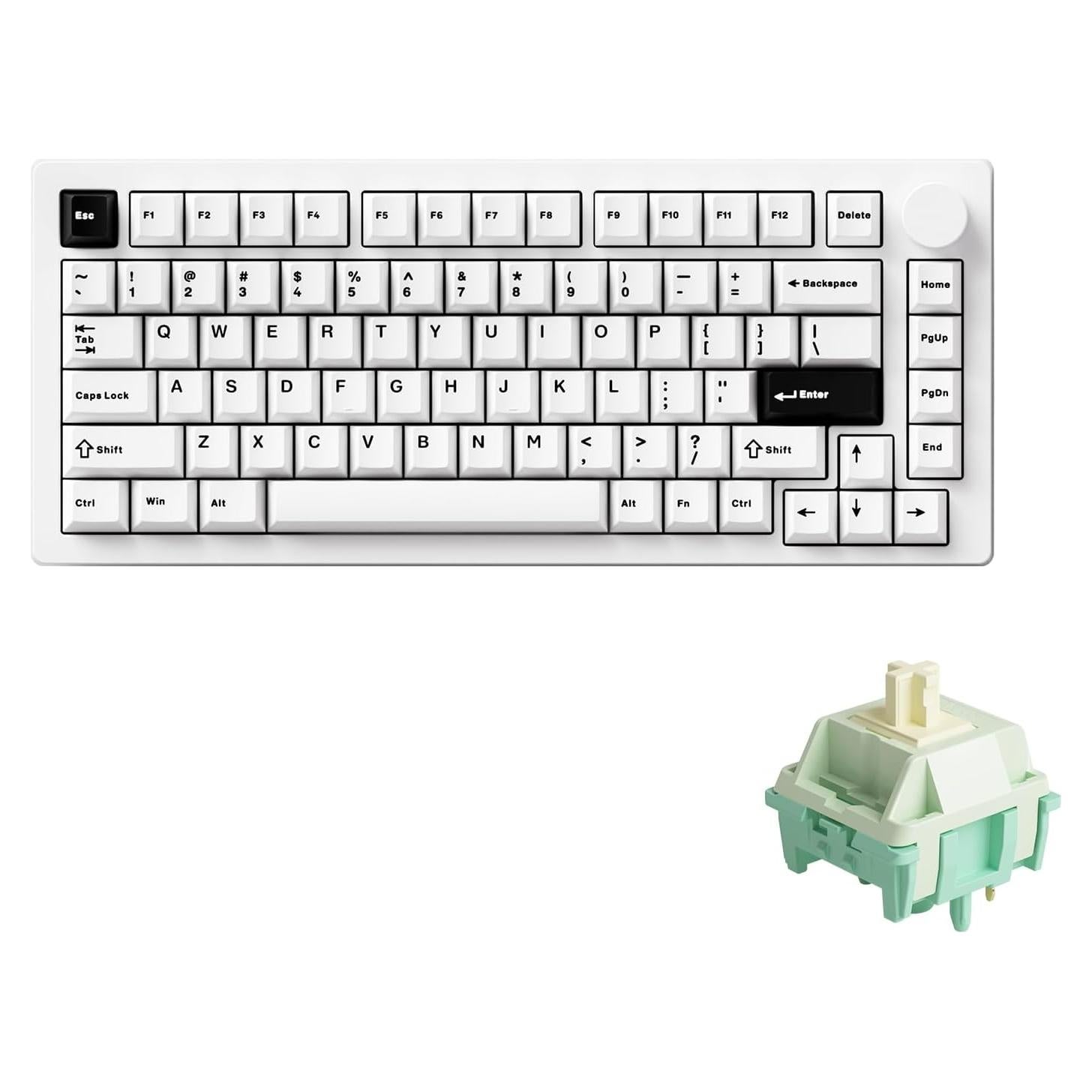 Teclado Mecánico MonsGeek M1 V5 75% Aluminio RGB 8000mAh