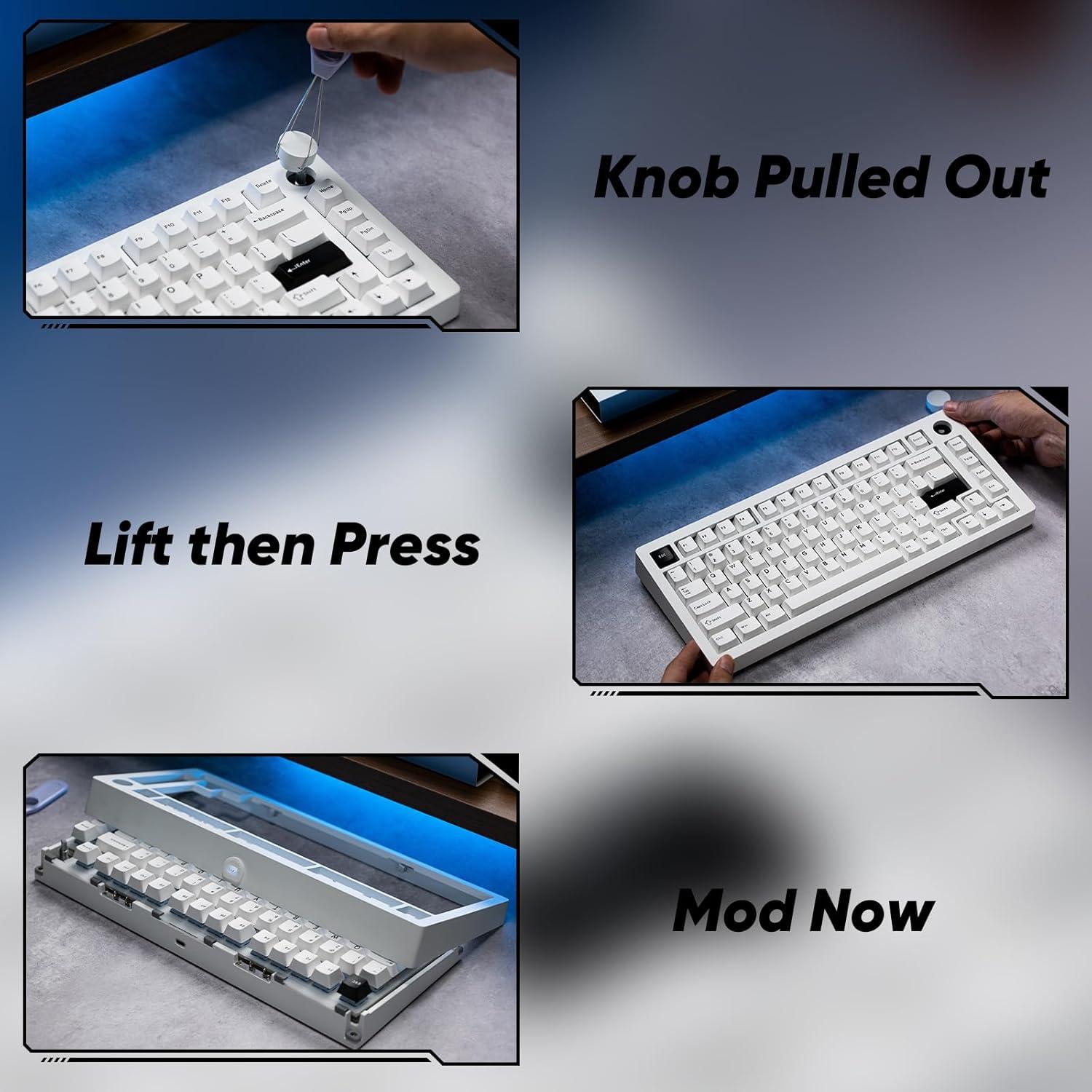 Teclado Mecánico MonsGeek M1 V5 75% Aluminio RGB 8000mAh