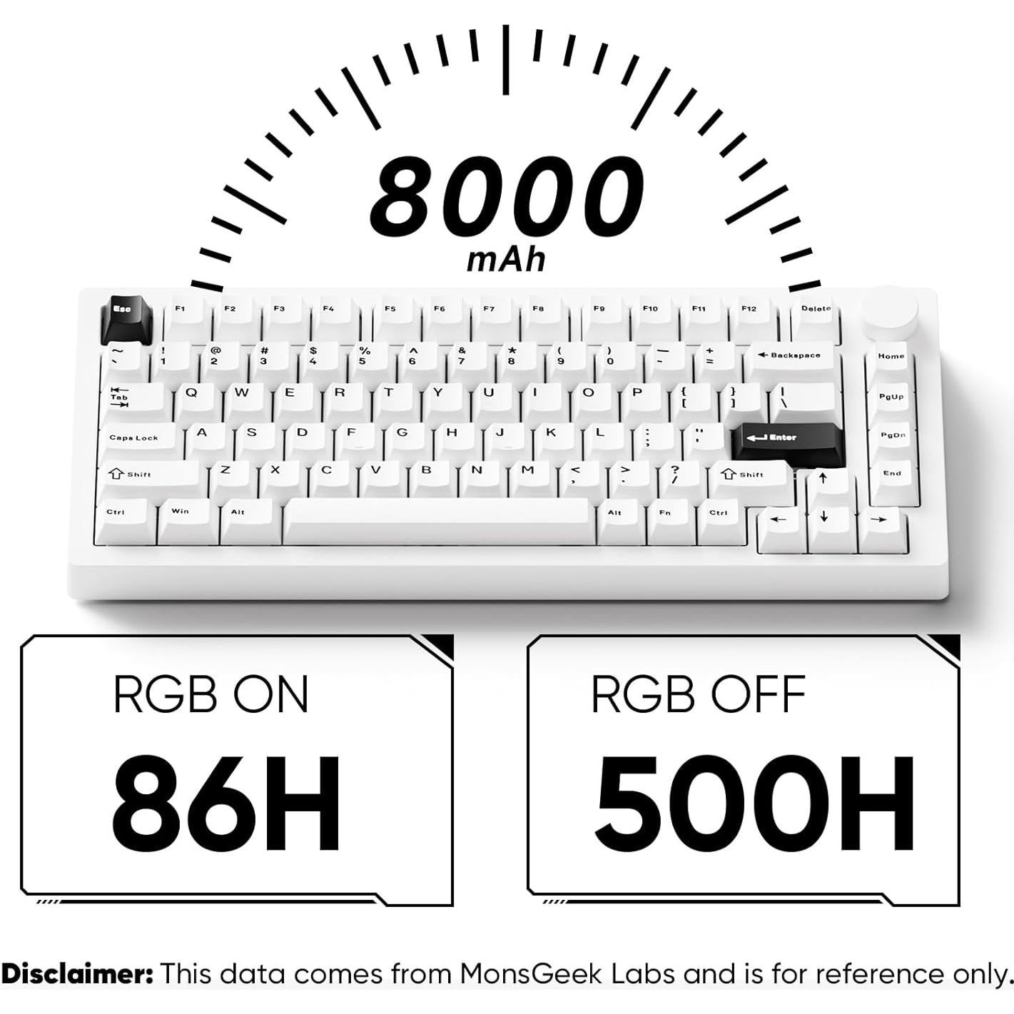 Teclado Mecánico MonsGeek M1 V5 75% Aluminio RGB 8000mAh