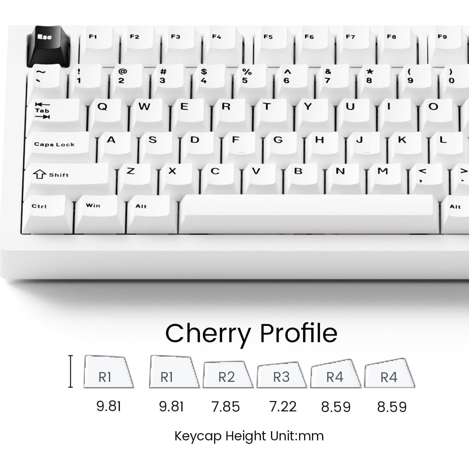 Teclado Mecánico MonsGeek M1 V5 75% Aluminio RGB 8000mAh