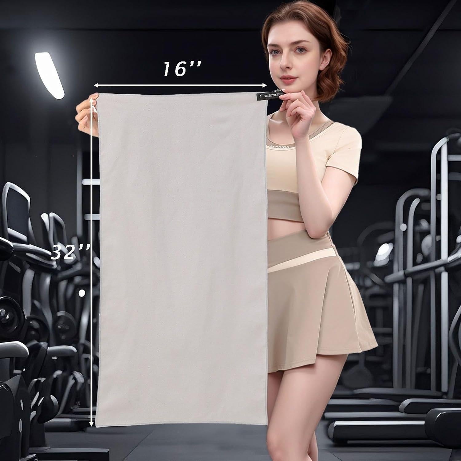 Toalla de Gimnasio Wuwahold Microfibra 40.6x81.3 cm Ultra Absorbente