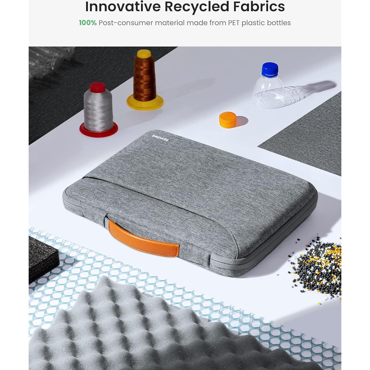 Funda Protectora tomtoc para MacBook Air/Pro 13" Gris