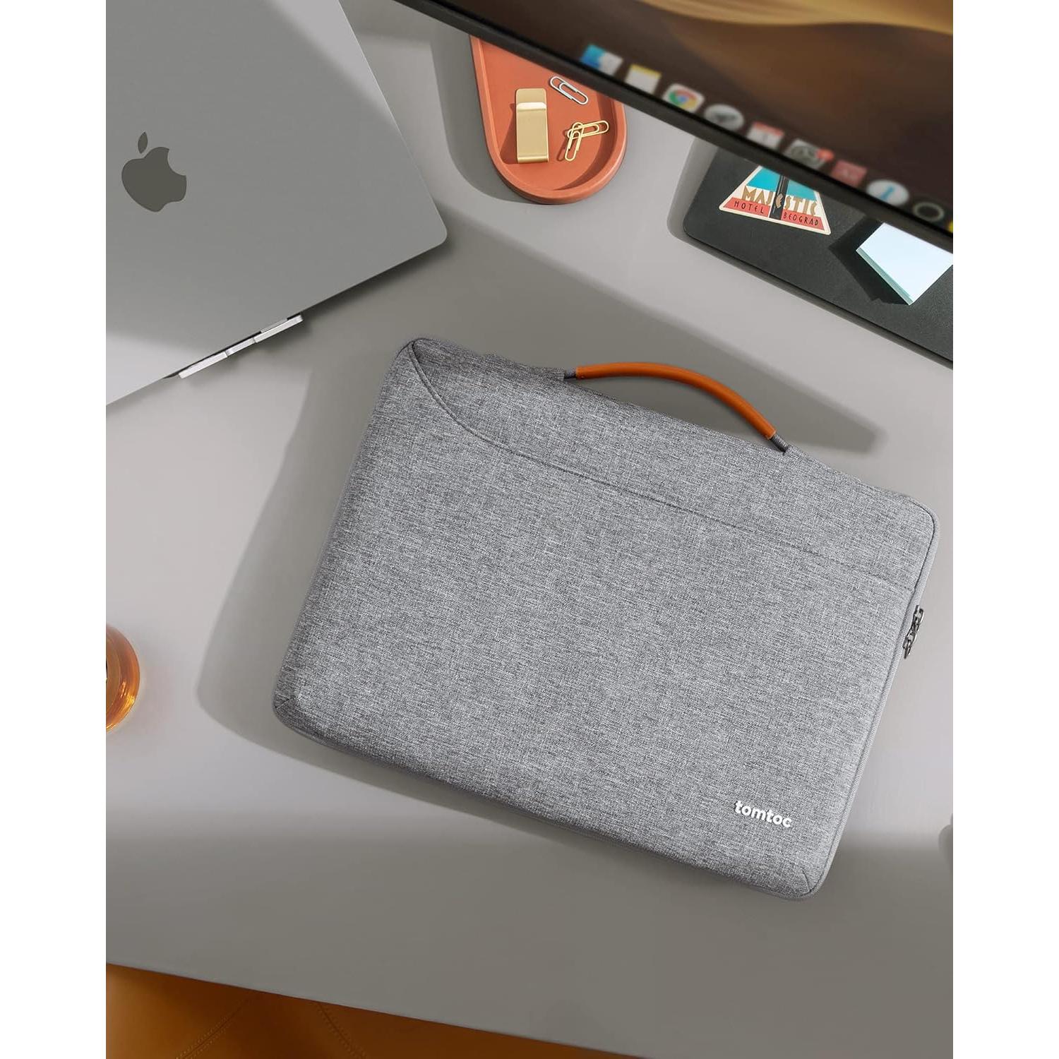 Funda Protectora tomtoc para MacBook Air/Pro 13" Gris