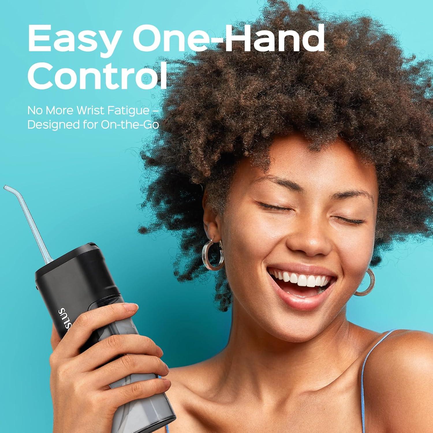 Irrigador Oral Inalámbrico COSLUS T40 Mini Portátil Negro