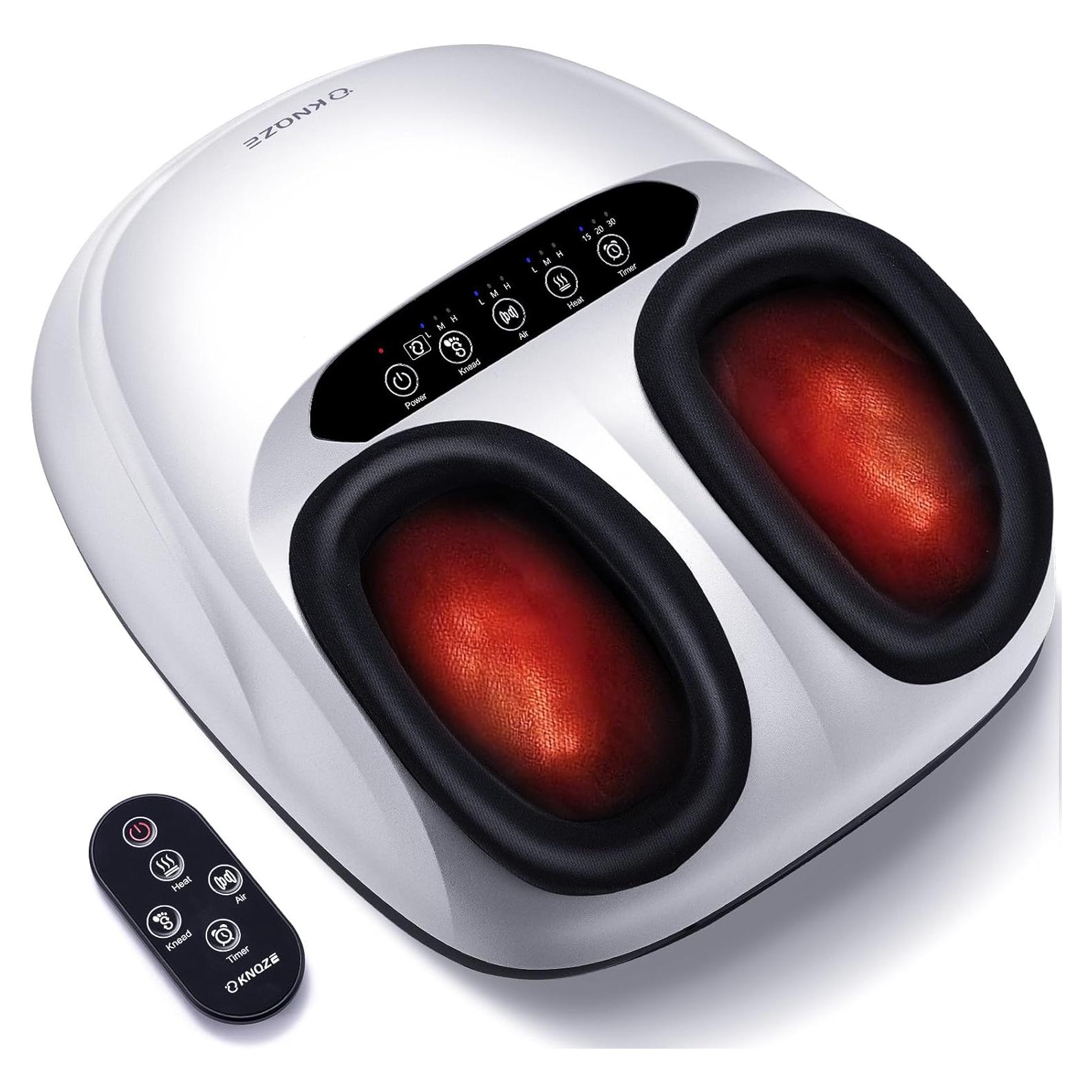 Masajeador de Pies Shiatsu KNQZE KF7 con Calor y Control Remoto