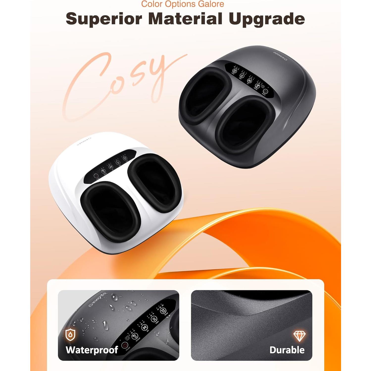 Masajeador de Pies Shiatsu KNQZE KF7 con Calor y Control Remoto