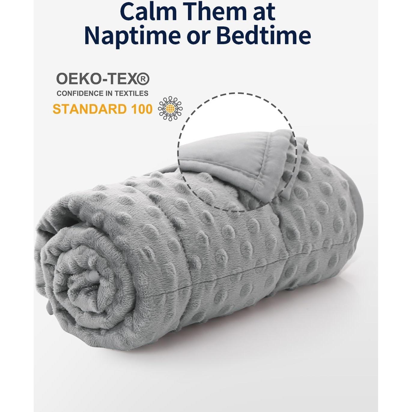 Manta con peso Mr. Sandman 0.91 kg 50 x 76 cm Gris