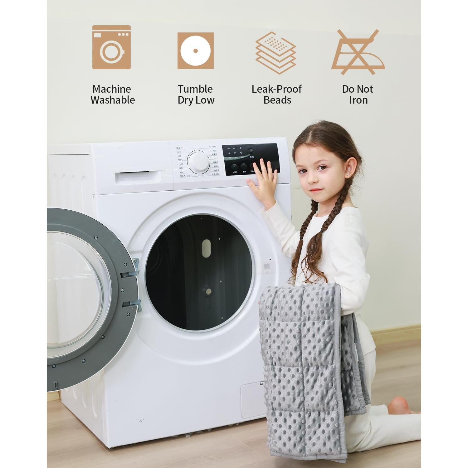 Manta con peso Mr. Sandman 0.91 kg 50 x 76 cm Gris