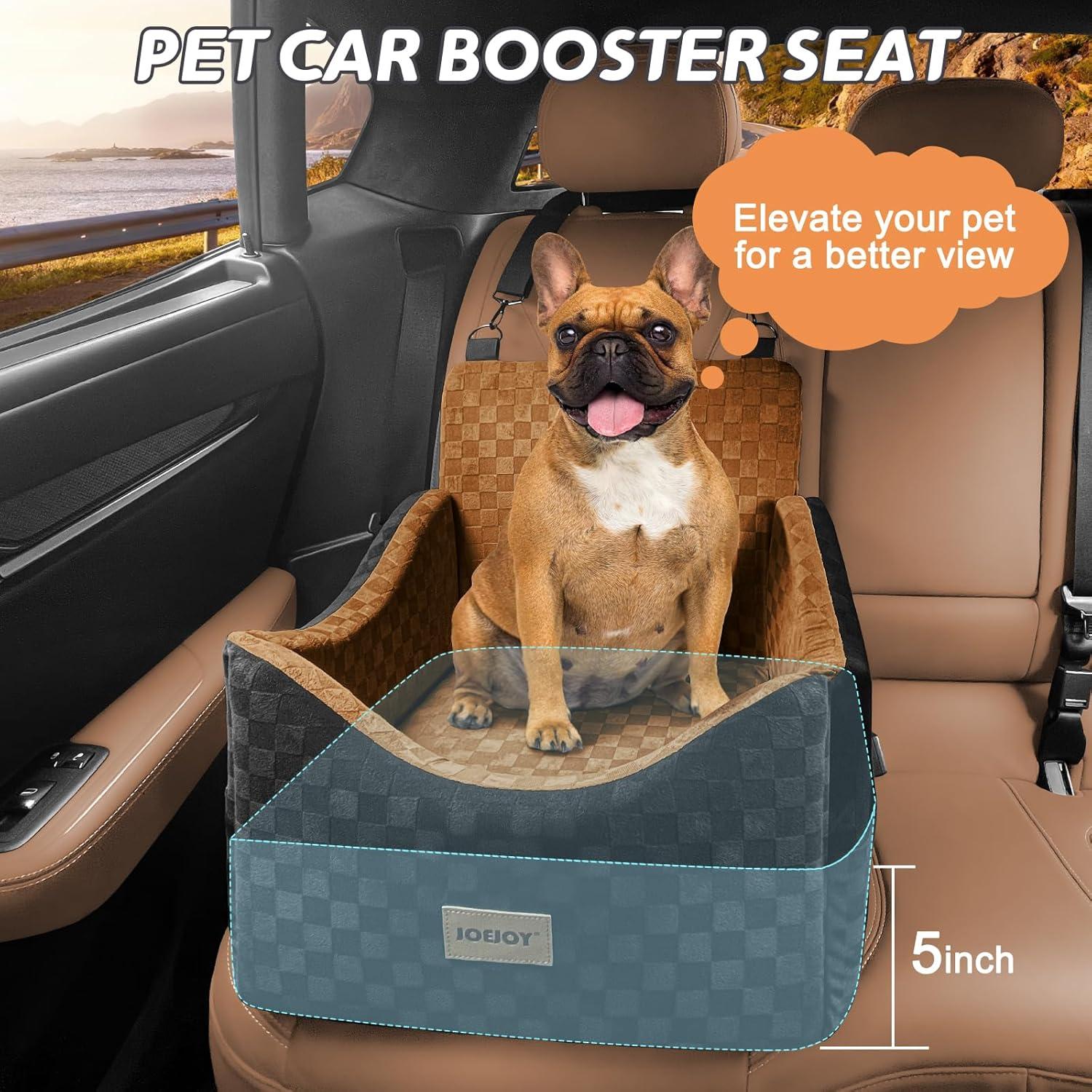 Asiento Elevado para Perros JOEJOY Marrón hasta 13.6 kg