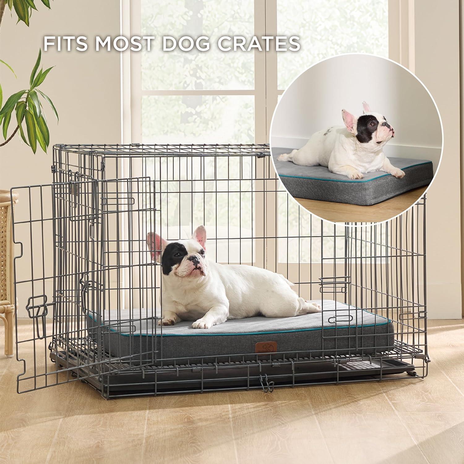 Cama Ortopédica para Perros Bedsure 61x41 cm Gris
