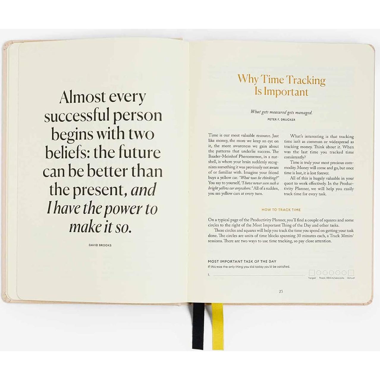 Planificador de Productividad A5 Intelligent Change Beige