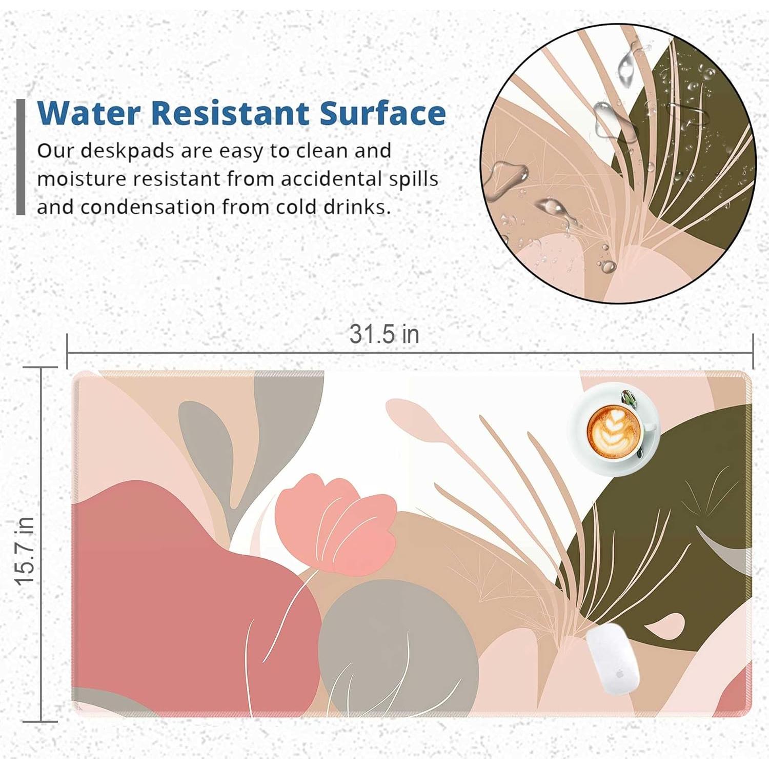 Alfombrilla de Ratón XL Apottwal Rosa Antideslizante 80x40 cm