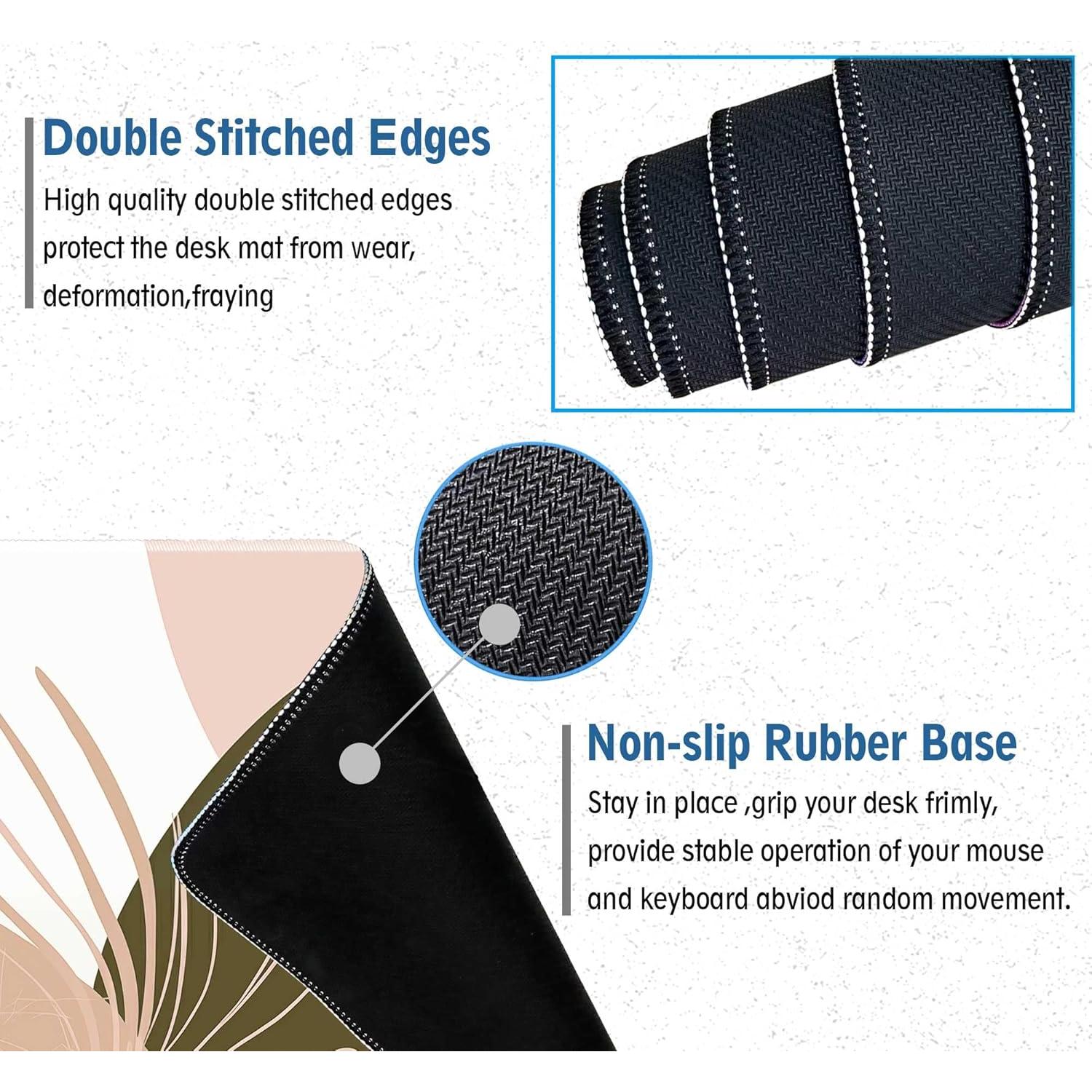 Alfombrilla de Ratón XL Apottwal Rosa Antideslizante 80x40 cm