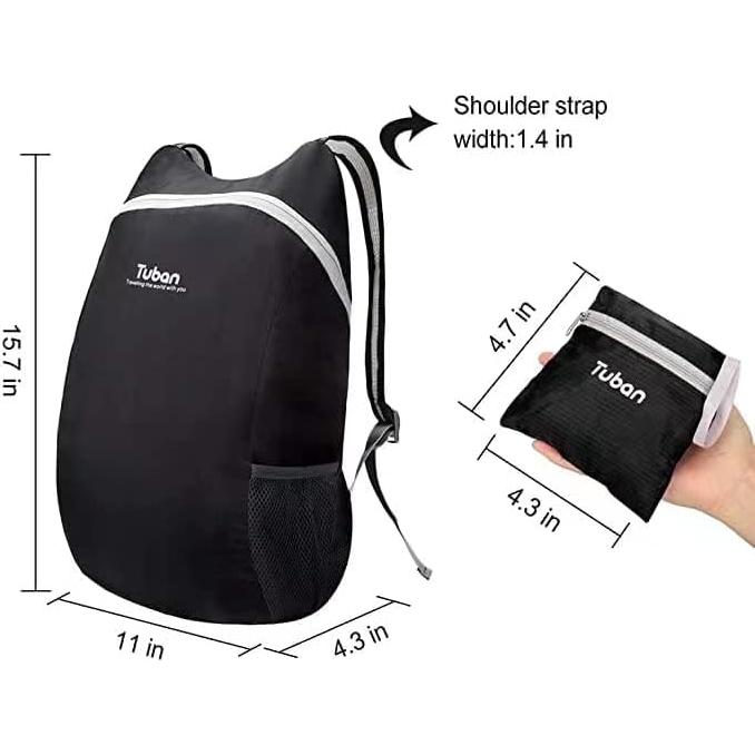 Mochila Plegable Resistente al Agua Tuban 18L Ultra Ligera