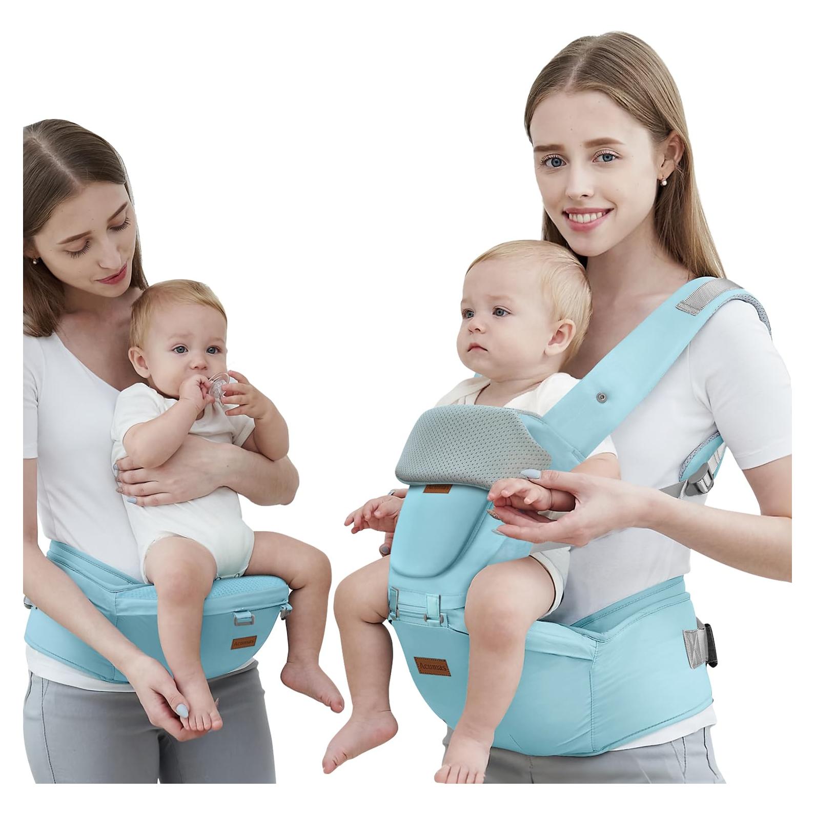 Portabebés Acumas Azul Bebé 6 en 1 Ajustable Ergonómico