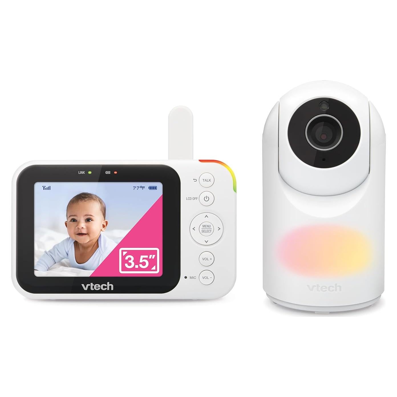 Monitor de Bebé VTech VM4263 con Pantalla LCD 3.5" y Audio