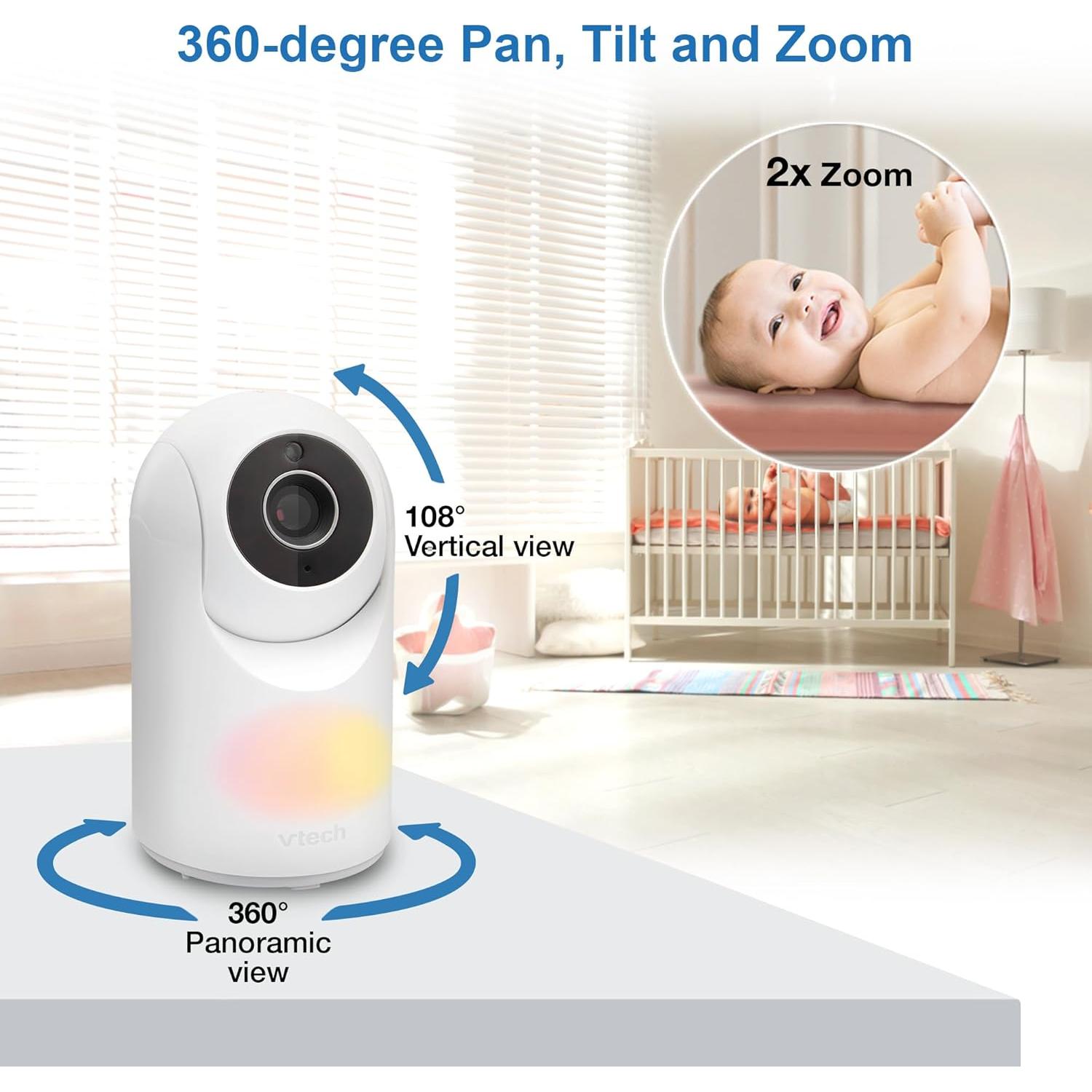 Monitor de Bebé VTech VM4263 con Pantalla LCD 3.5" y Audio