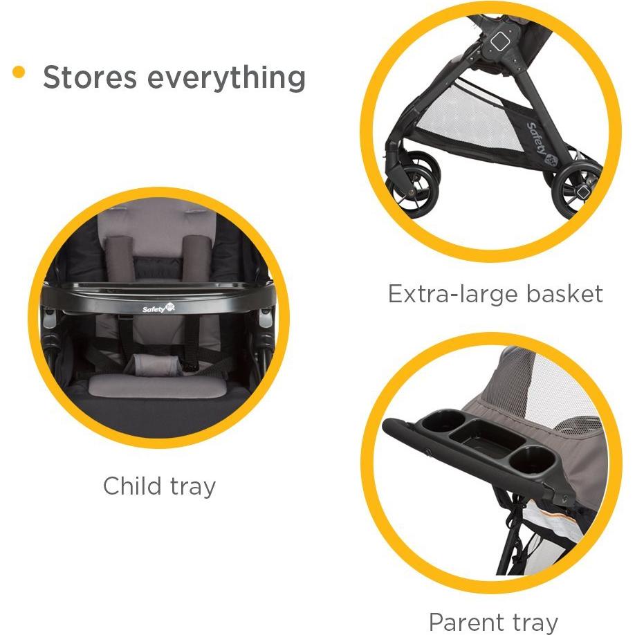 Sistema de Viaje Safety 1st Smooth Ride Cochecito y Asiento Auto