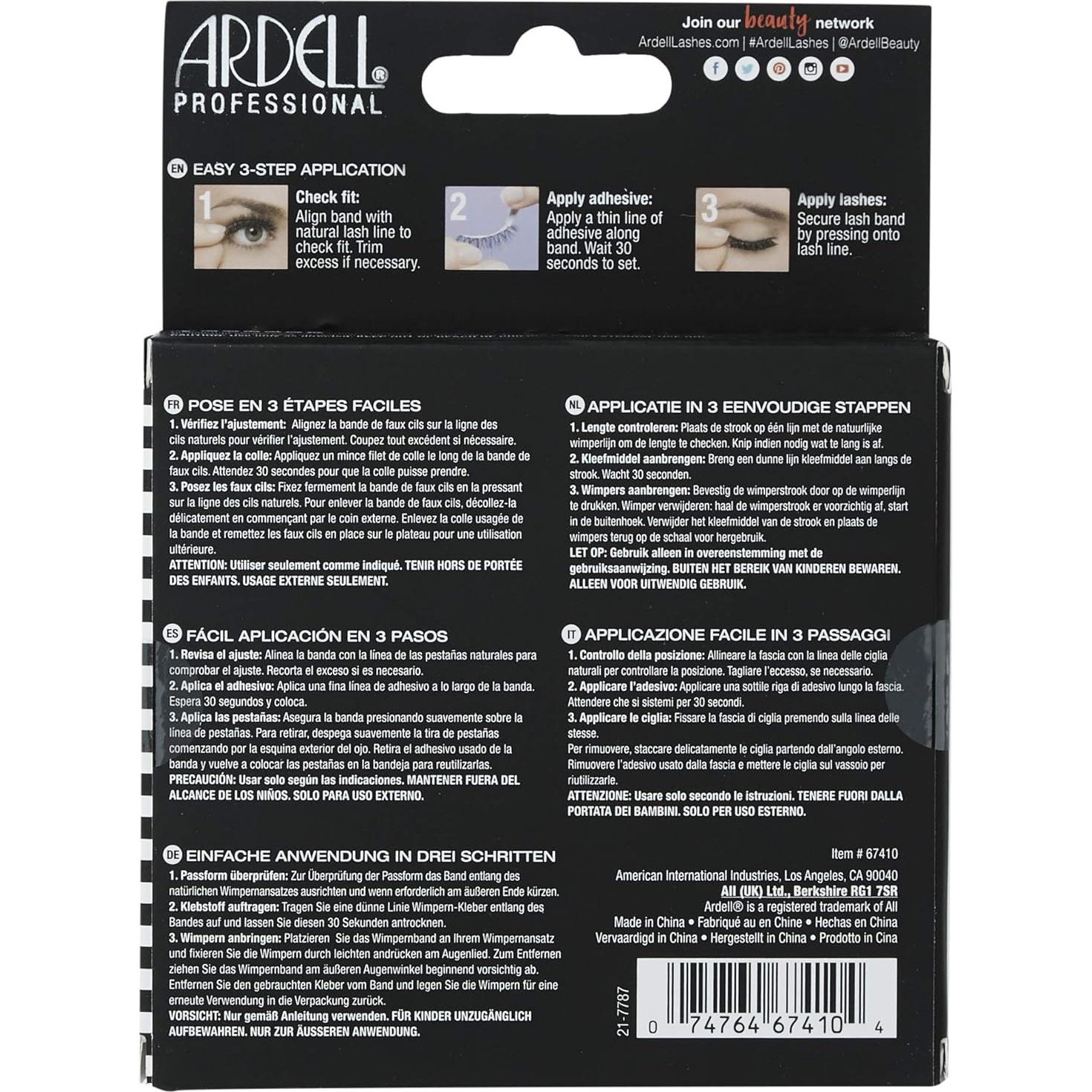 Pestañas Falsas Ardell Faux Mink 811 - Ligeras y Reutilizables