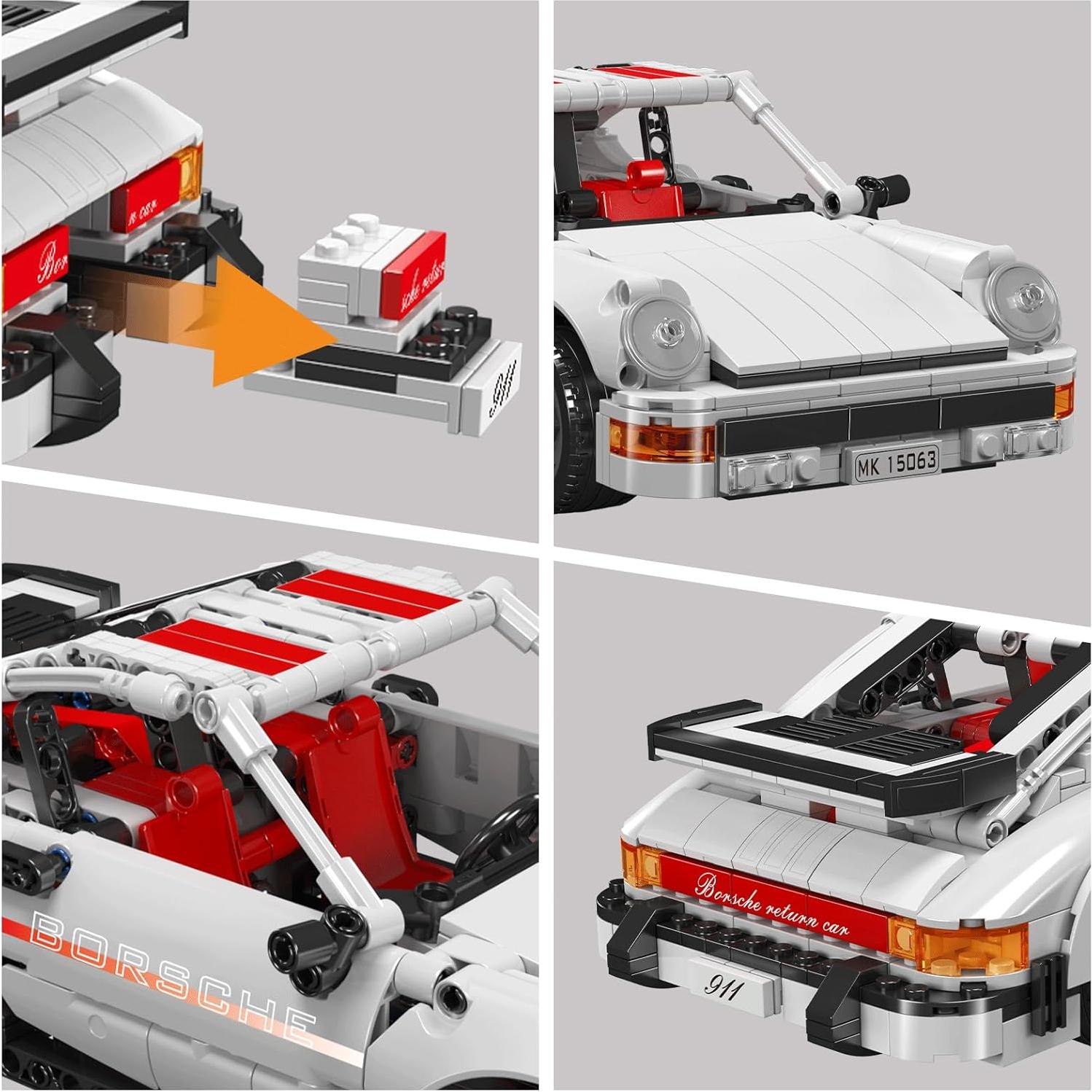 Mould King Coche de Carreras 911 Targa 824 Piezas