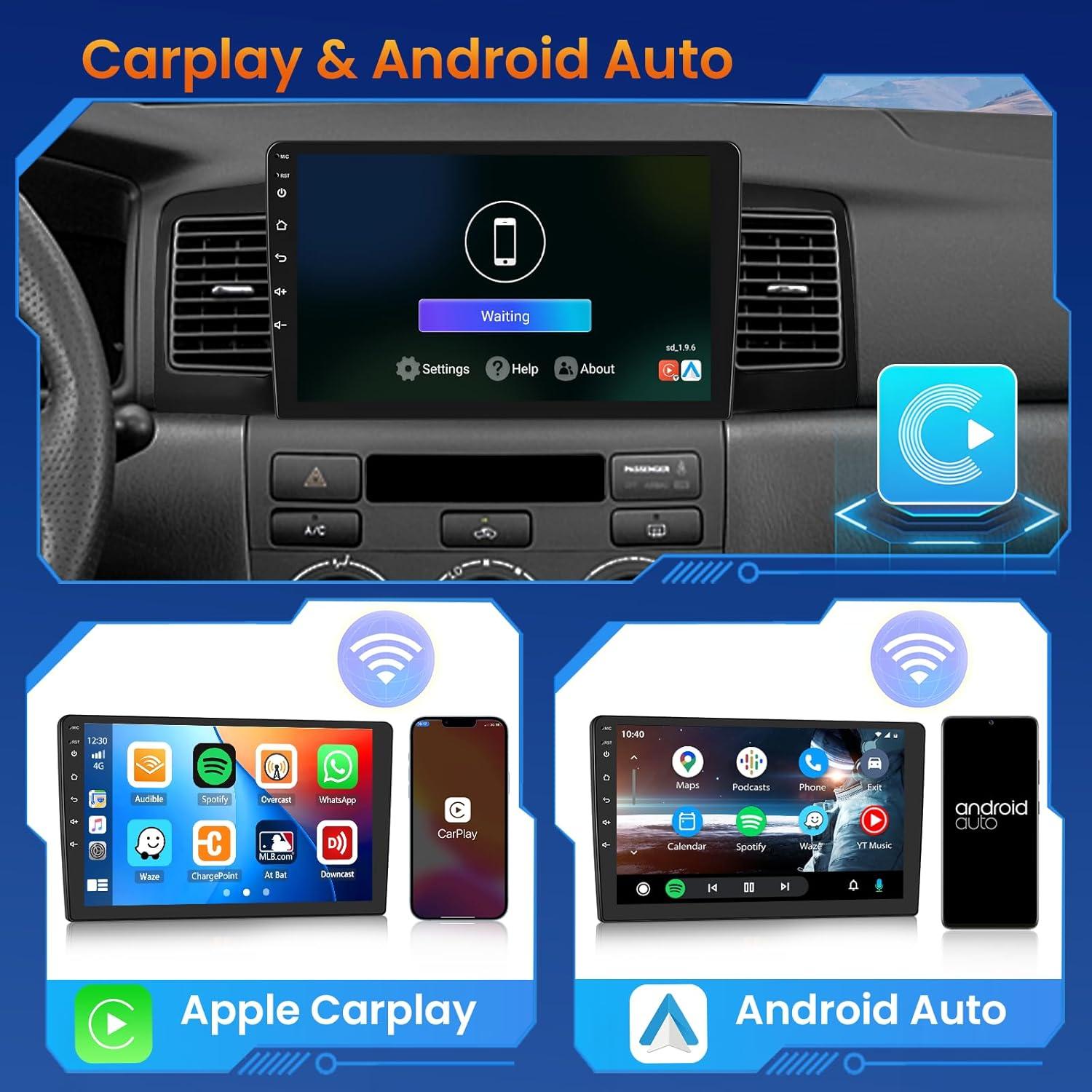 Estéreo de coche Inefala para Toyota Corolla 2005-2012 2+64GB