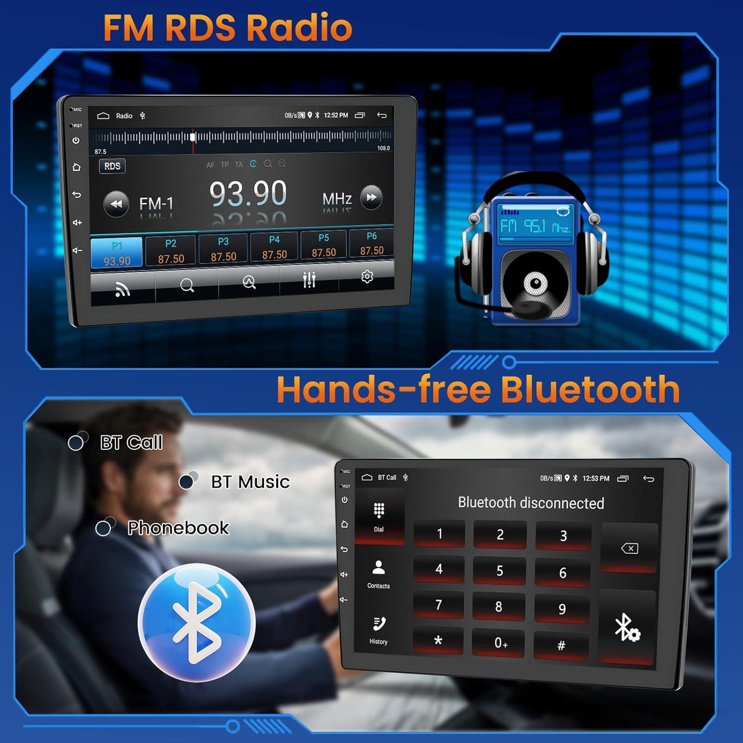 Estéreo de coche Inefala para Toyota Corolla 2005-2012 2+64GB