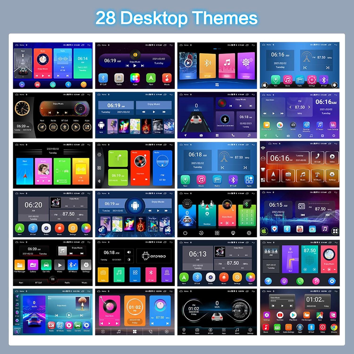 Estéreo de coche Inefala para Toyota Corolla 2005-2012 2+64GB