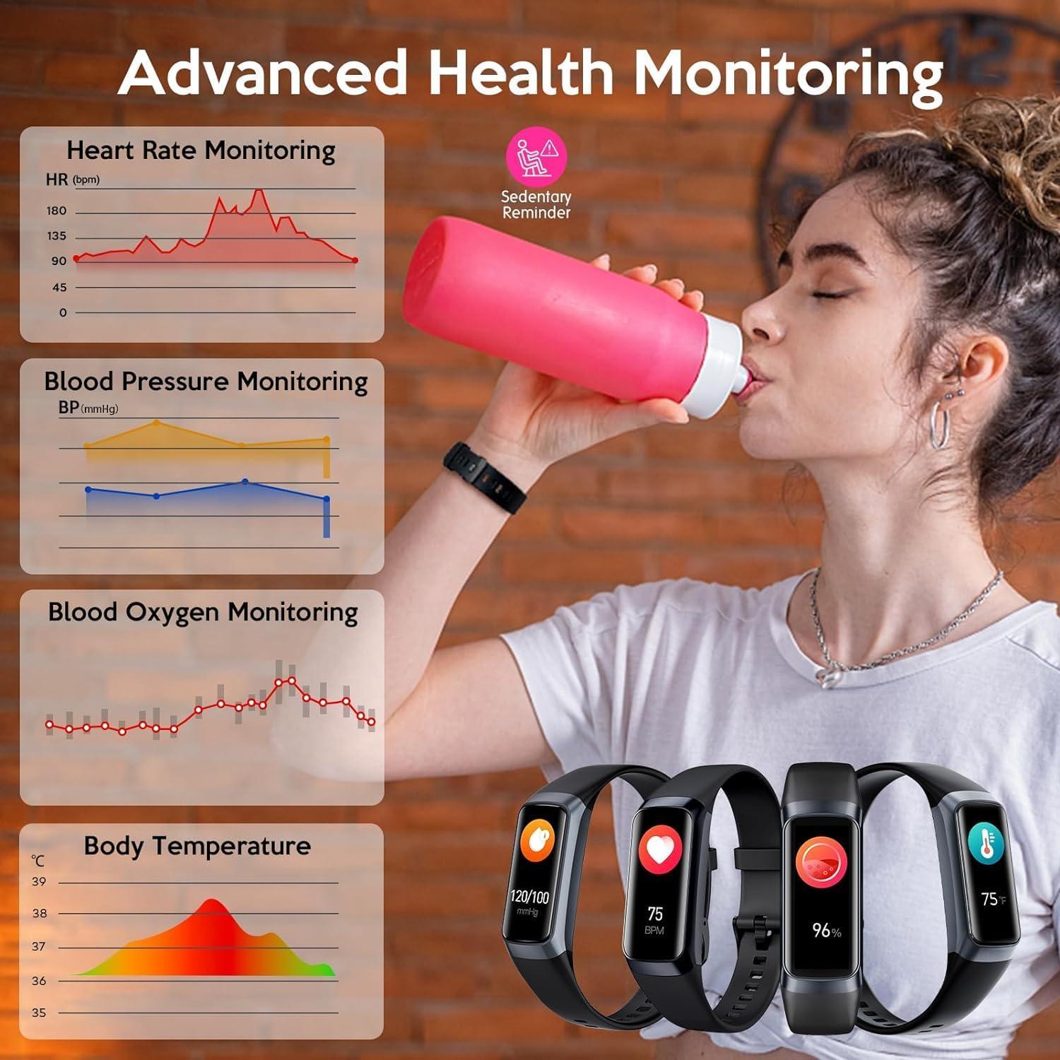 Reloj Inteligente Mckkymi 2025 Fitness con Monitor de Salud