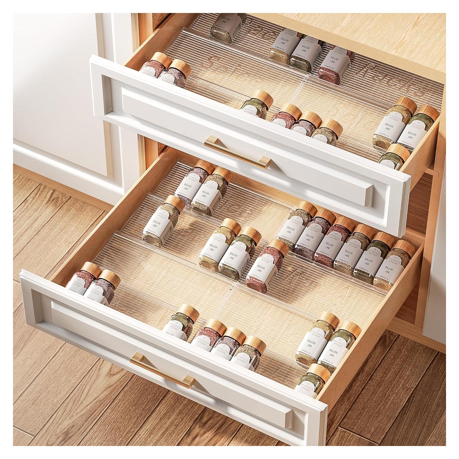 Organizador de Cajón de Especias PanPanPal 8 Niveles Expandible