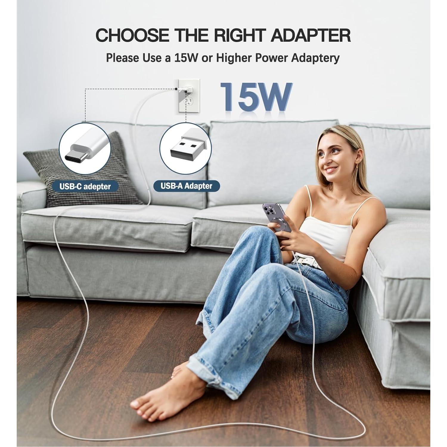 Cargador Inalámbrico Magnético 15W Mag Safe para iPhone