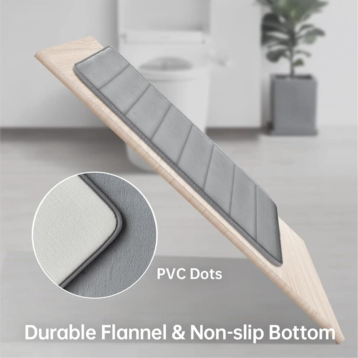 Juego de Alfombrillas de Baño RUN HELIX 3 Piezas Antideslizantes