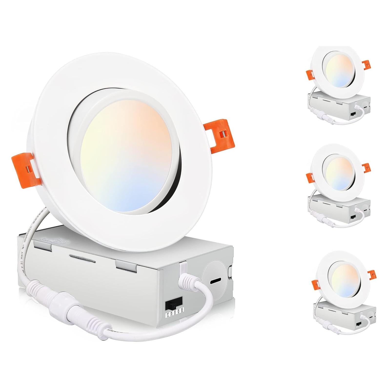 Luz Empotrada LED CLOUDY BAY 4" 10W 650LM 5 Temperaturas