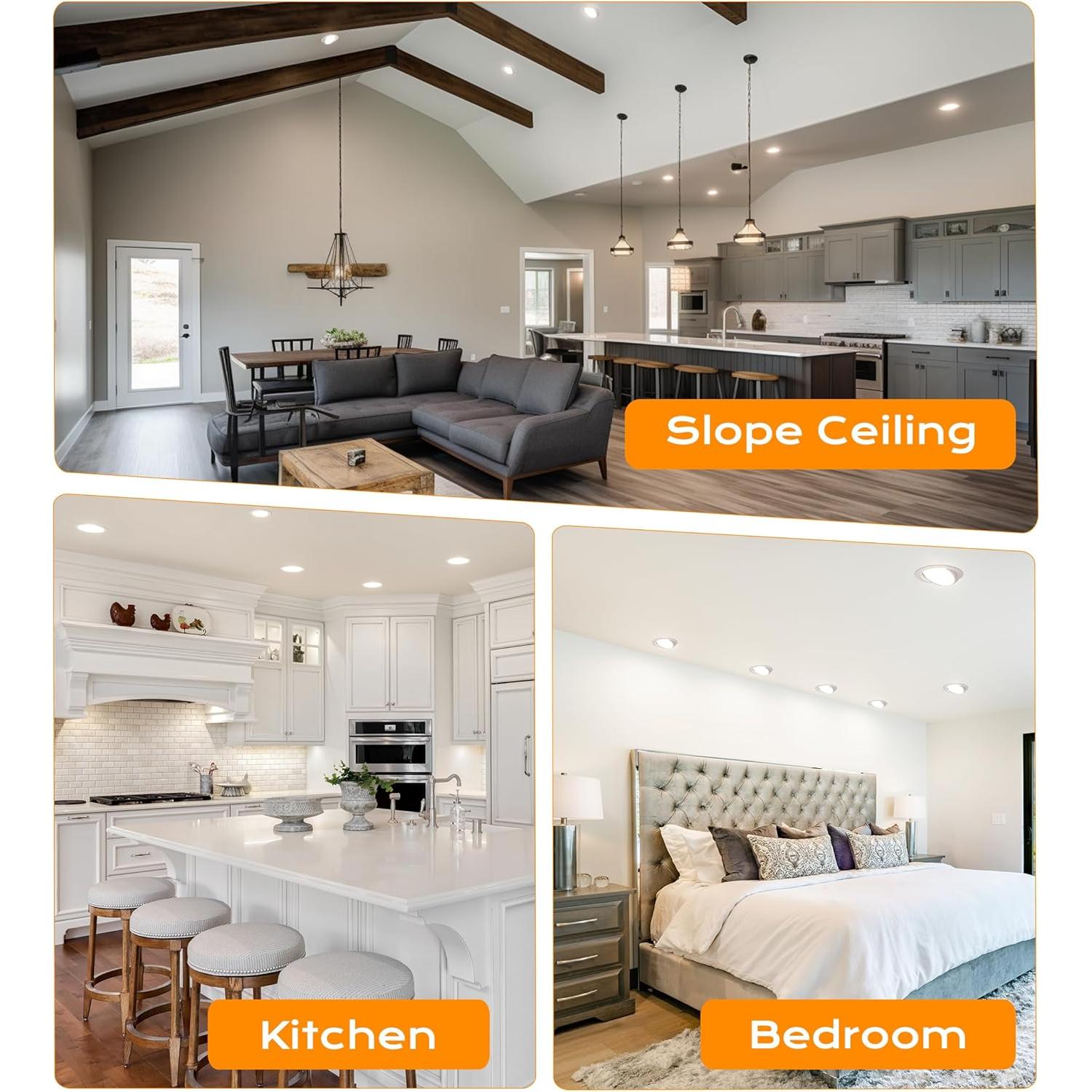 Luz Empotrada LED CLOUDY BAY 4" 10W 650LM 5 Temperaturas