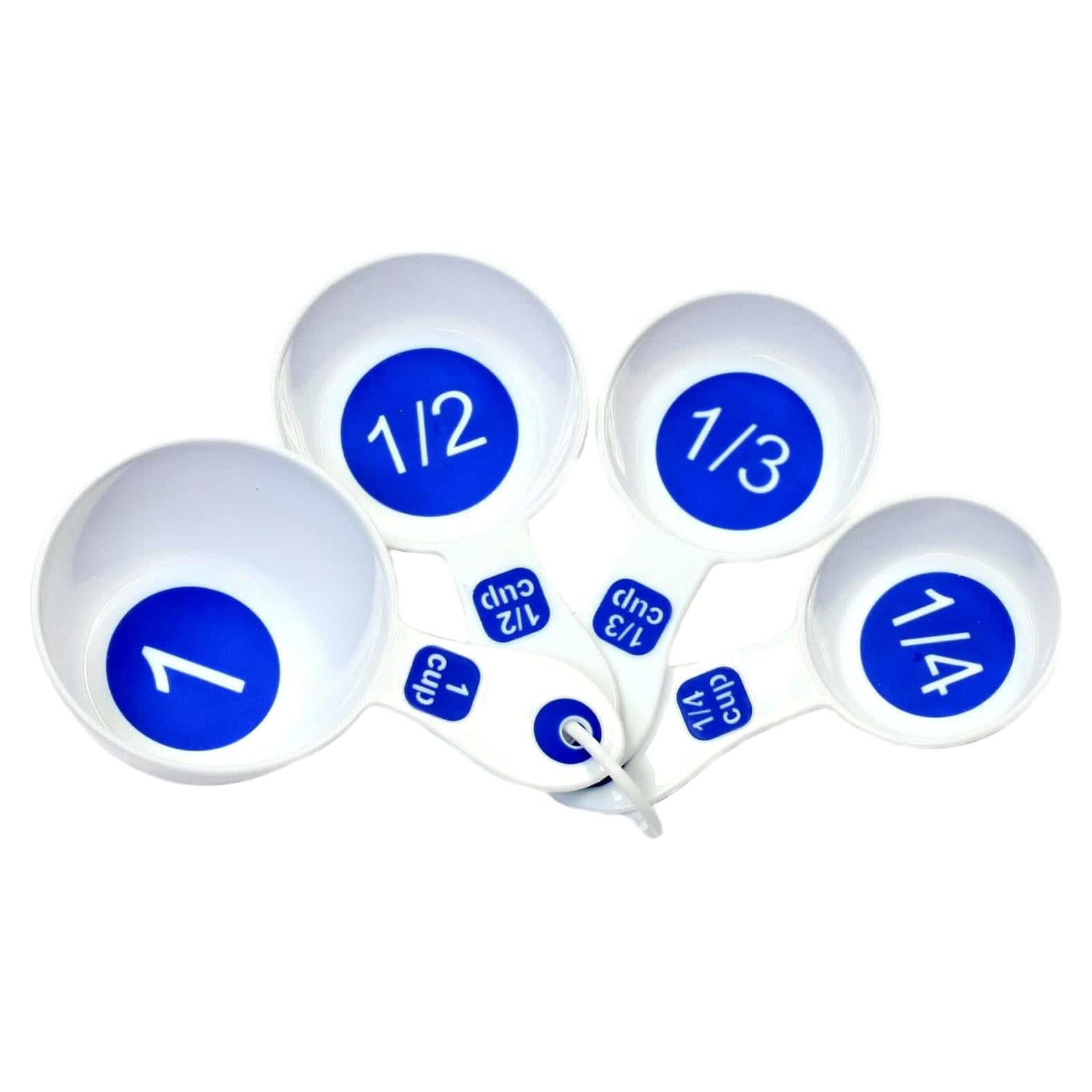 Juego de Tazas Medidoras Chef Craft 1/4, 1/3, 1/2 y 1 Taza