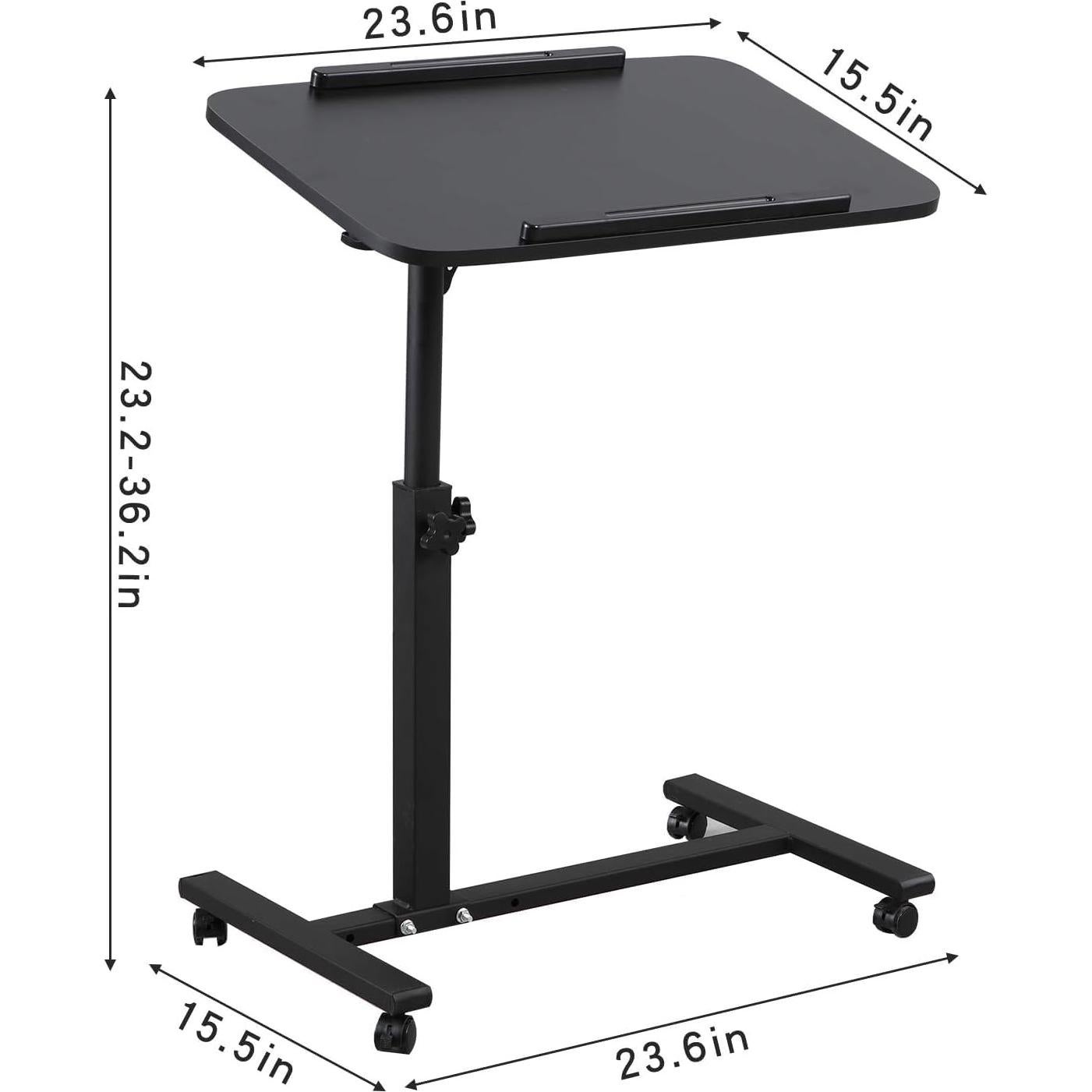 Mesa de Laptop Ajustable LINGMI 5.44 kg Negro 39x60 cm