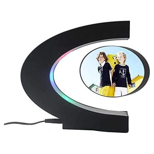 Marco de Foto Flotante LED DIDWI Ovalado Negro