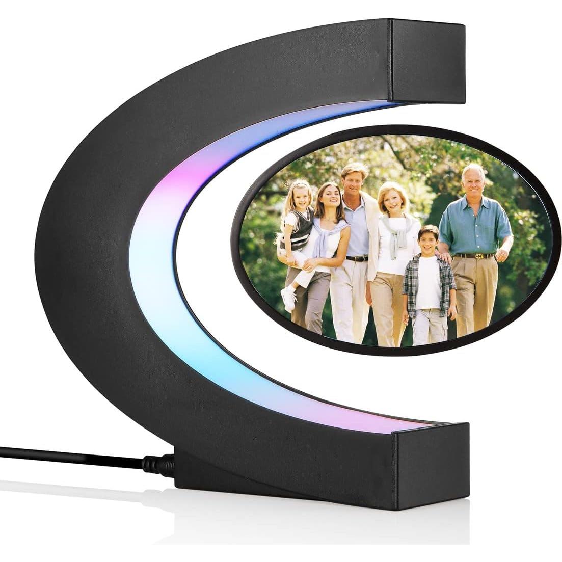 Marco de Foto Flotante LED DIDWI Ovalado Negro