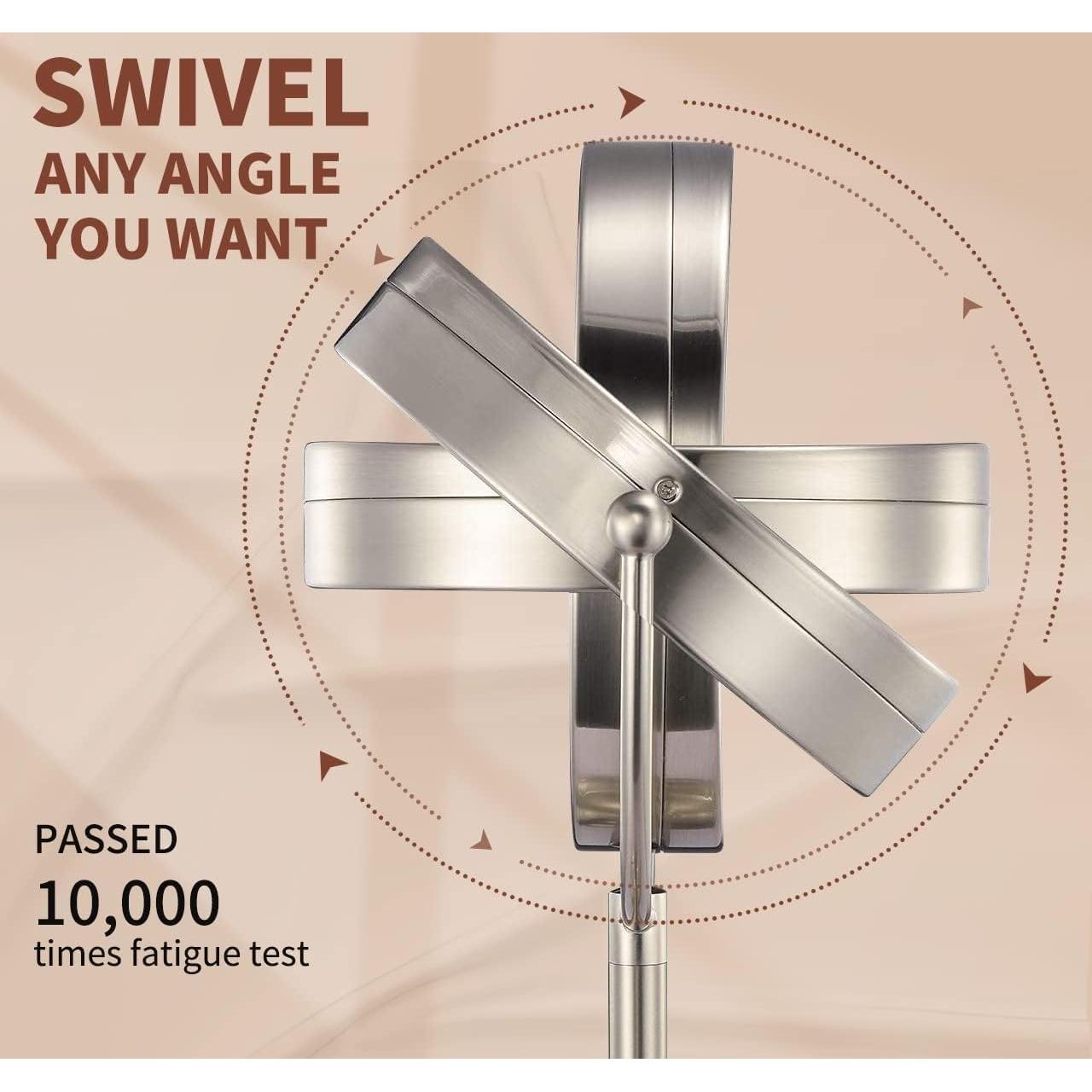 Espejo de Maquillaje Iluminado VESAUR 21.6 cm 1X/10X HD con Luz